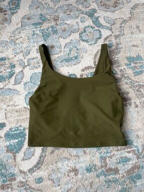 Old Navy Olive Green Square-Neck Tank